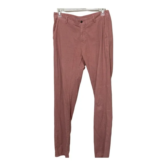 Southern Proper | Pants | Southern Proper Mens Straight Leg Dress Pants  Size 33 Dusty Pink 0 Cotton | Poshmark